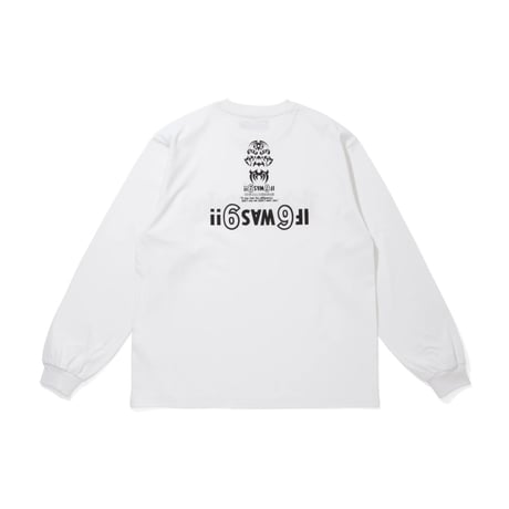 "HideandSeek × Toru Nishiura" The H&S L/S Tee/WHT