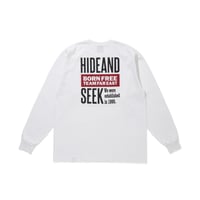 [HIDEANDSEEK]Team Far East L/S Tee/WHT