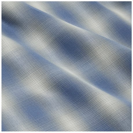 [HIDEANDSEEK]Ombre Check L/S Shirt(26aw)/BLUE