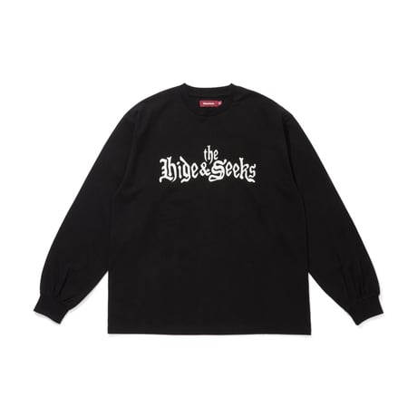 "HideandSeek × Toru Nishiura" The H&S L/S Tee/BLK
