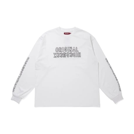"HideandSeek × Toru Nishiura" Original L/S Tee/WHT