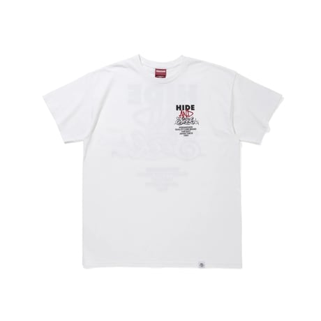 [HIDEANDSEEK]AND S/S Tee/WHT
