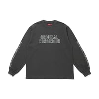 "HideandSeek × Toru Nishiura" Original L/S Tee/C-GRY