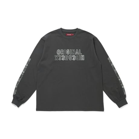 "HideandSeek × Toru Nishiura" Original L/S Tee/C-GRY