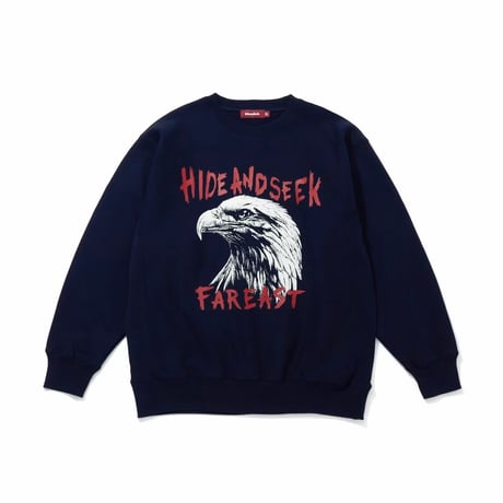 [HIDEANDSEEK]Eagle Sweat Shirt(26aw)/NVY