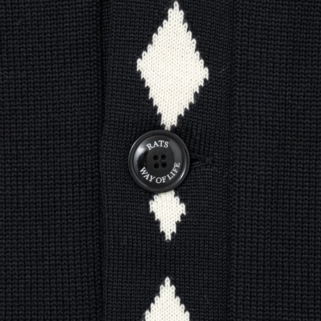 [RATS]ARGYLE CARDIGAN