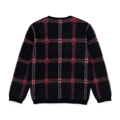 [RATS]MOHAIR CHECK CARDIGAN