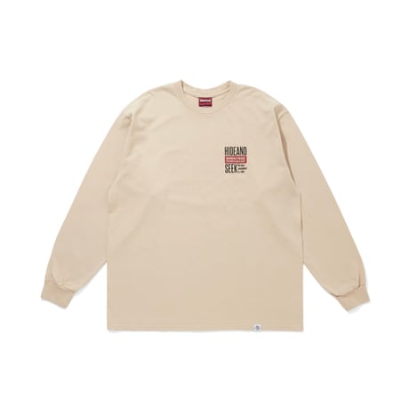 [HIDEANDSEEK]Team Far East L/S Tee/Beige
