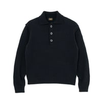 [RATS]POLO KNNIT L/S /BLACK