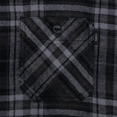 [RATS]TARTAN FLANNEL CHECK SHIRT