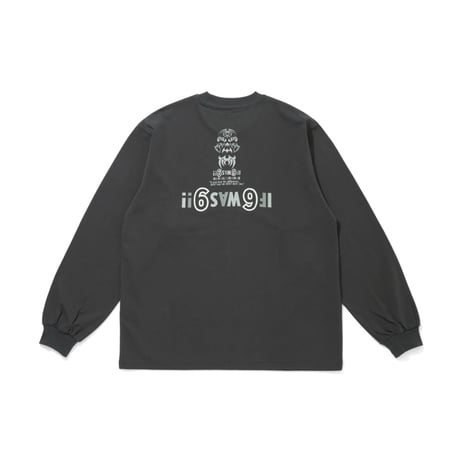 "HideandSeek × Toru Nishiura" The H&S L/S Tee/C-GRY