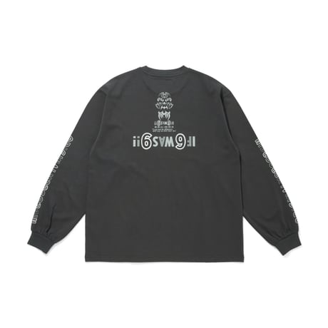 "HideandSeek × Toru Nishiura" Original L/S Tee/C-GRY