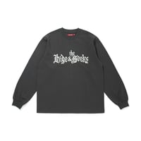 "HideandSeek × Toru Nishiura" The H&S L/S Tee/C-GRY