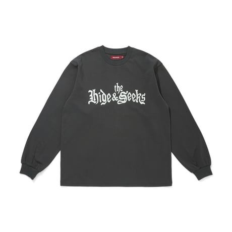 "HideandSeek × Toru Nishiura" The H&S L/S Tee/C-GRY