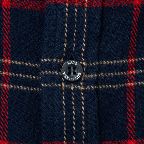 [RATS]COTTON FLANNEL CHECK SHIRT