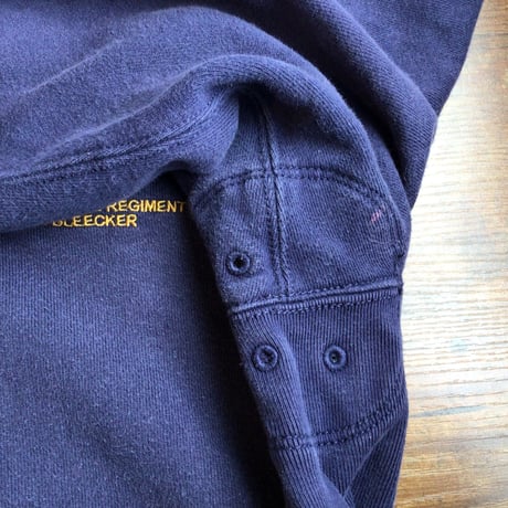 【Polo by Ralph Lauren】エンブレム刺繍 ヘンリーネック スウェットパーカー M ネイビー ポロラルフローレン