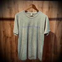【Microsoft Teams】 マイクロソフト チームズ ロゴ プリント Tシャツ 霜降りグレー メキシコ製 L