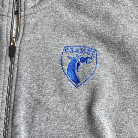 【NIKE】 フルジップ スウェット トラックジャケット L グレー CARMEL ナイキ