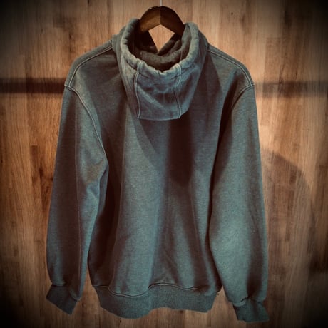 【Carhartt】 カーハート RAIN DEFENDER 企業刺繍 スウェット パーカー チャコールグレー M