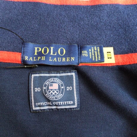 【POLO RALPH LAUREN】 2020 東京オリンピック USA代表 トラックジャケット XXL ネイビー ポロ ラルフローレン