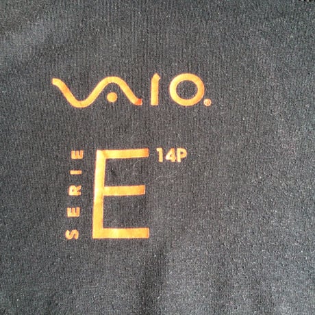 【JERZEES】 SONY ソニー VAIO 企業ロゴプリント Tシャツ L ブラック intel