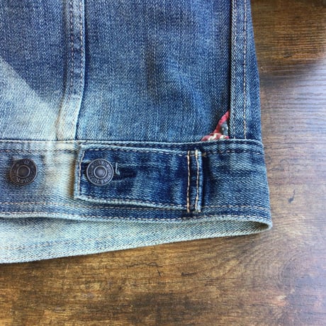 DENIM & SUPPLY RALPH LAUREN デニム＆サプライ ラルフローレン ブリーチ加工 イーグル刺繍 デニムジャケット Gジャン M