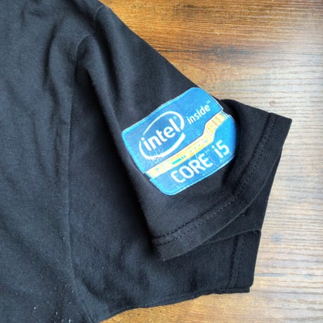 【JERZEES】 SONY ソニー VAIO 企業ロゴプリント Tシャツ L ブラック intel