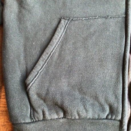 【UTILITY MILITARY】 U.S. AIR FORCE ジップアップ スウェットジャケットカーキ M サーマル裏地 USAF