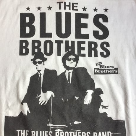 【THE BLUES BROTHERS】ブルース・ブラザース ムービーTシャツ UNIVERSAL ユニバーサル 半袖 Tシャツ ホワイト 白 映画古着 XL