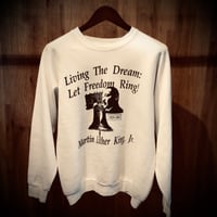 80s/USA製【FRUIT OF THE LOOM】 スウェット キング牧師 XL ホワイト フルーツオブザルーム ヴィンテージ