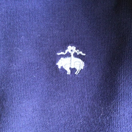 【BROOKS BROTHERS】 ブルックスブラザーズ 346 ハーフジップ スウェット トレーナー ネイビー L