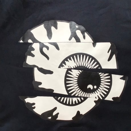 【MISHKA】 ミシカ 目玉 KEEP WATCH スタジャン スウェット ジャケット ブルゾン ブラック NYC XL