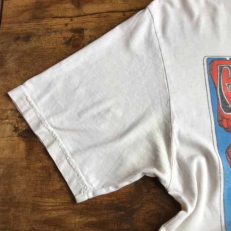 【Grateful Dead】 グレイトフル・デッド スカル＆ローゼズ バンドTシャツ M ホワイト