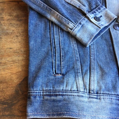 DENIM & SUPPLY RALPH LAUREN デニム＆サプライ ラルフローレン ブリーチ加工 イーグル刺繍 デニムジャケット Gジャン M
