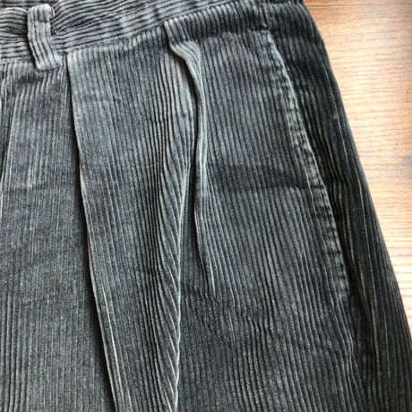 【Polo by Ralph Lauren】90s "ANDREW PANT" 太畝コーデュロイパンツ W36×L34 ブラック ポロ ラルフローレン