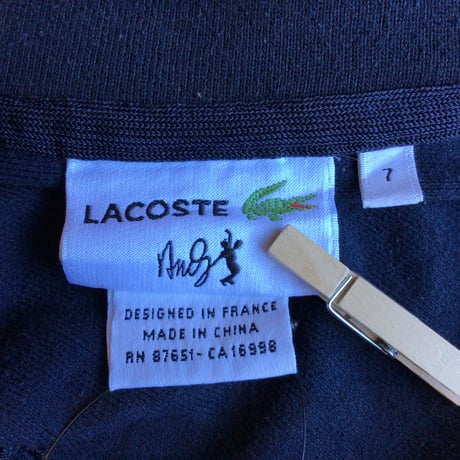 【LACOSTE】 Andy Roddick トラックジャケット ダークネイビー 7 ラコステ アンディ・ロディック トラックトップ
