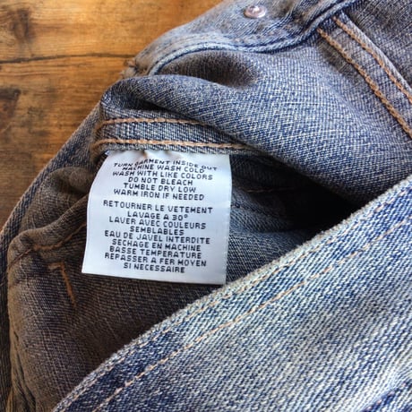 DENIM & SUPPLY RALPH LAUREN デニム＆サプライ ラルフローレン ブリーチ加工 イーグル刺繍 デニムジャケット Gジャン M