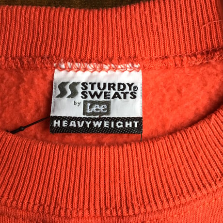 【Lee】STURDY SWEATS ハンドペイント タイガー スウェット オレンジ リー トラ トレーナー