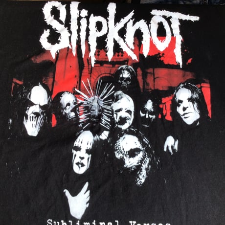 【Slipknot】 スリップノット 2005ツアー バンドTシャツ XL ブラック BRAVADOオフィシャルライセンス