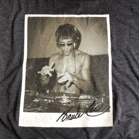 【BRUCE LEE】ブルース・リー DJ フォトグラフィック Tシャツ 2XL ブラック
