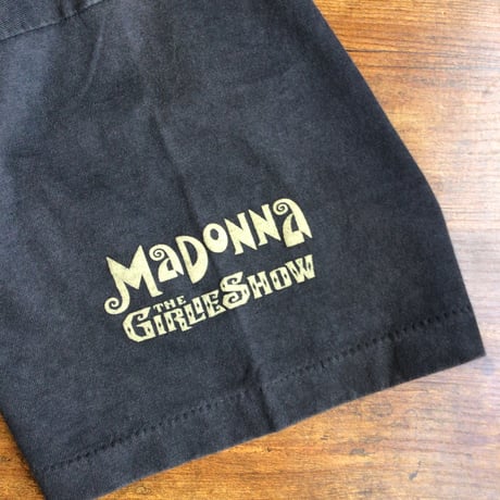 1993年USA製【MADONNA】 マドンナ THE GIRLIE SHOW ツアーTシャツ ブラック XL Hanes  ヴィンテージ