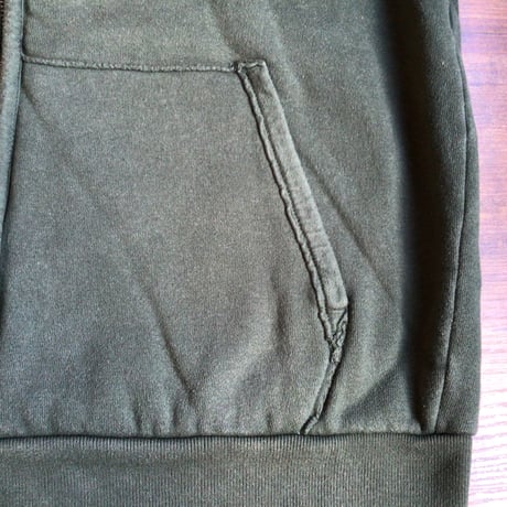 【UTILITY MILITARY】 U.S. AIR FORCE ジップアップ スウェットジャケットカーキ M サーマル裏地 USAF