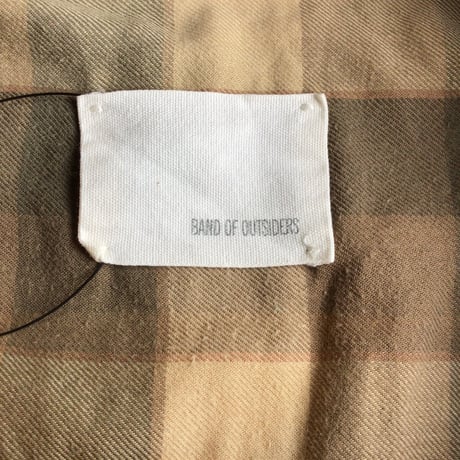 USA製【BAND OF OUTSIDERS】 ネルシャツ L バッファローチェック バンドオブアウトサイダーズ