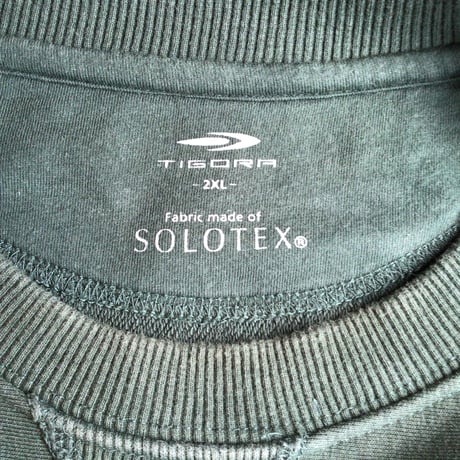 【PEANUTS×TIGORA】スヌーピー チャーリーブラウン ラグラン スウェットトレーナー 2XL ダークグリーン SOLOTEX リバースウィーブ風 古着