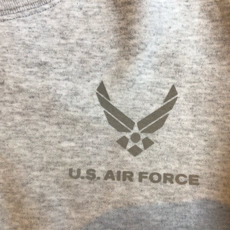 【U.S. AIR FORCE】 USA製 米空軍 スウェットトレーナー M グレー