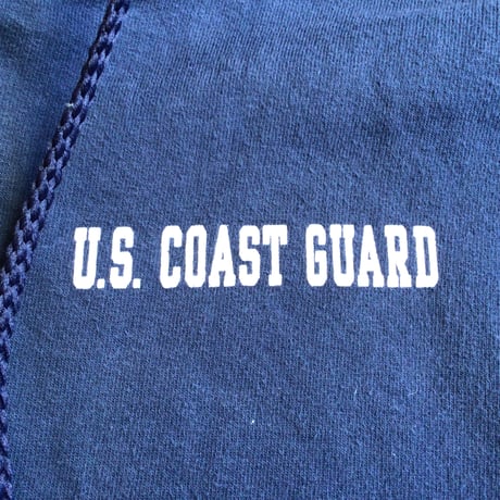 USA製 【U.S. COAST GUARD】 フルジップパーカー ネイビー XL 米沿岸警備隊 バックプリント The Cotton Exchange