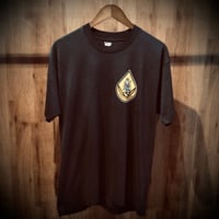 90sUSA製 【SCREEN STARS】 スクリーンスターズ 半袖 Tシャツ GHOSTRIDERS スカル バックプリント ネイビー XL