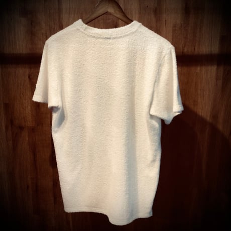 【TES】 ザ・エンドレスサマー パイル地 Tシャツ フレンチブルドッグ サーフボード 白 L 日本製