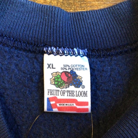 USA製 【FRUIT OF THE LOOM】 フルーツオブザルーム スウェット XL ネイビー 消防署 ST.LOUIS FIRE DEPT.