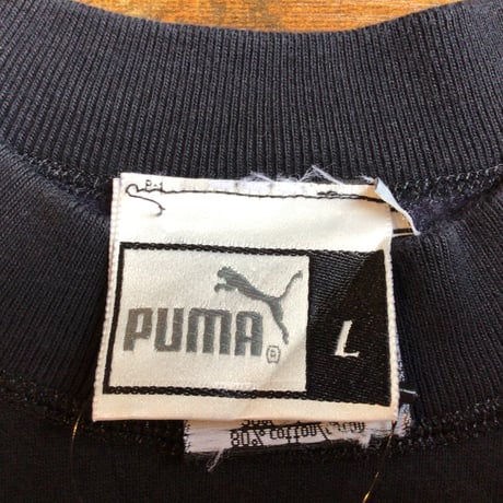 00s カナダ製 【PUMA】【CFL】 カナディアン・フットボール・リーグ スウェット トレーナー ブラック プーマ デカロゴ ヴィンテージ 古着 L